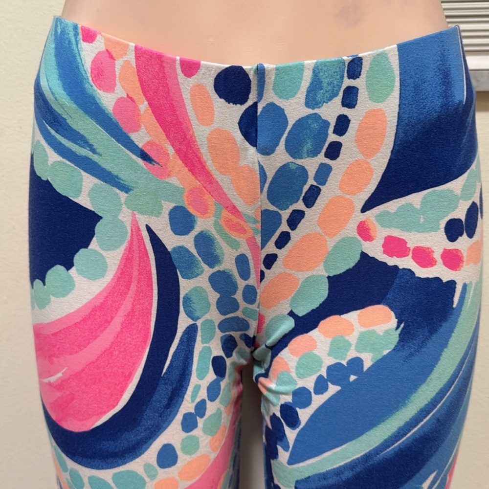 Lilly Pulitzer Georgia May Ocean Jewels Palazzo Pants Size SMALL - Picture 2 of 5